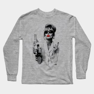 Patsy Stone Retro Fan Art Design Long Sleeve T-Shirt